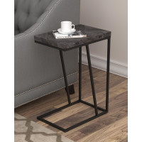 Coaster Furniture 931156 Expandable Chevron Rectangular Accent Table Grey